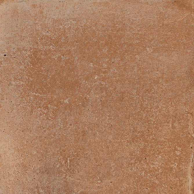 Dettaglio Piastrella da pavimento in gres porcellanato serie Cotti d'Italia di Herberia Ceramiche, effetto cotto Montalcino, formato 34x34 Colore cotto