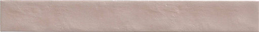 Piastrella gres Neo Mild Pink 4.6x37.5 Eccentrico, effetto mattoncino opaco.