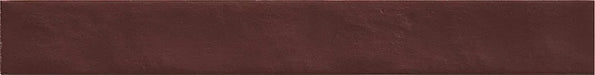 Piastrella gres Neo Warm Red 4.6x37.5 Eccentrico, effetto mattoncino opaco.