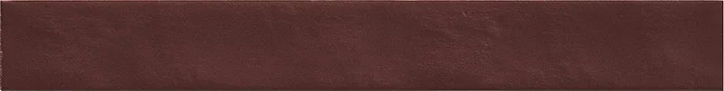 Piastrella gres Neo Warm Red 4.6x37.5 Eccentrico, effetto mattoncino opaco.