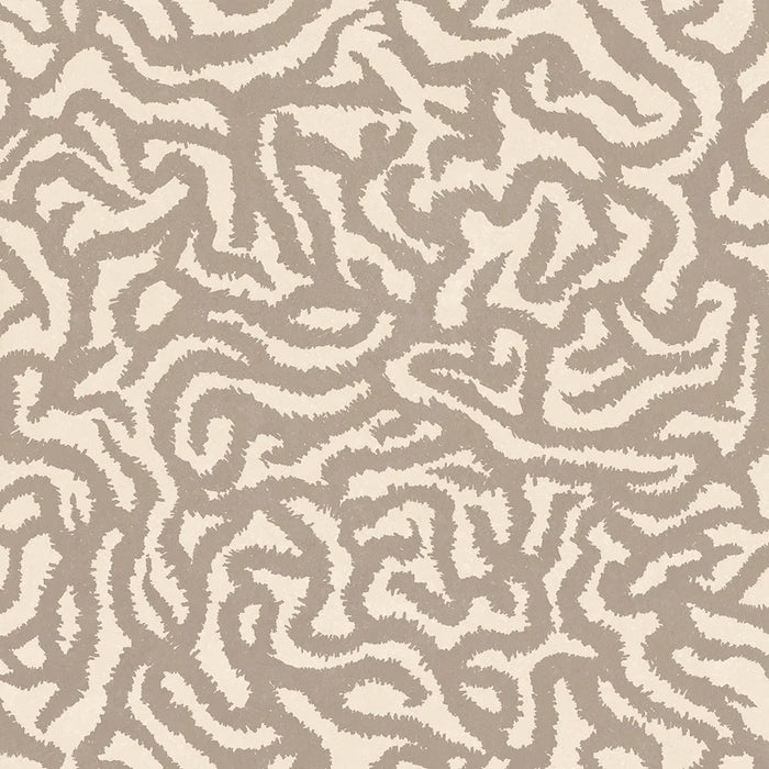 Dettaglio Piastrella da pavimento e rivestimento in gres serie Nok di 41zero42, effetto argilla con decoro tribale opaco, formato 120x120 cm, Colore Snake Ivory
