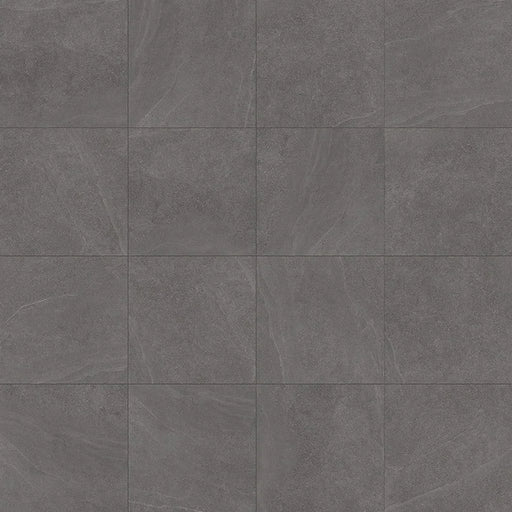 Dettaglio piastrella in gres porcellanato effetto pietra naturale scandinava della Collezione Nordic Stone di Ceramica Settecento, colore Anthracite 60x60