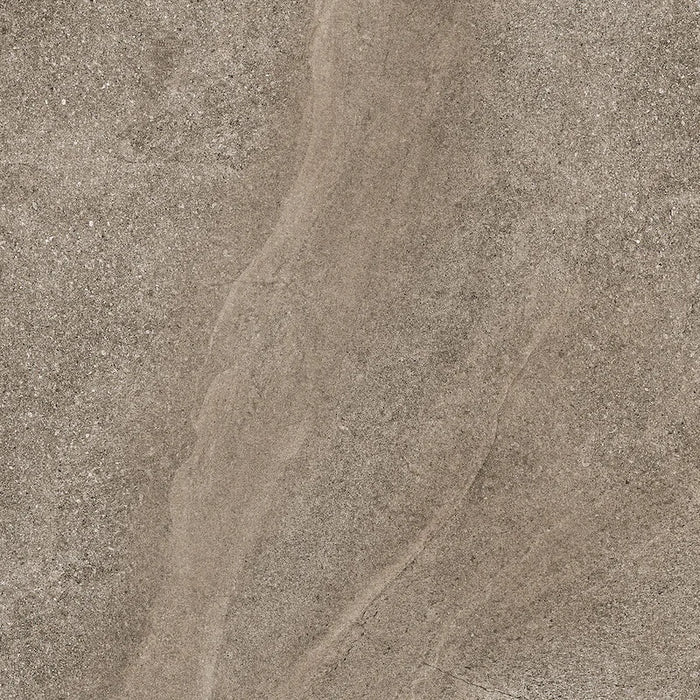 Dettaglio piastrella in gres porcellanato effetto pietra naturale scandinava della Collezione Nordic Stone di Ceramica Settecento, colore Greige 60x60