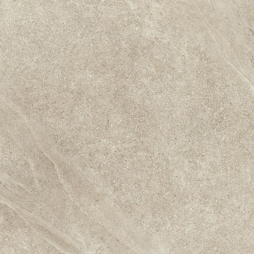 Dettaglio piastrella in gres porcellanato effetto pietra naturale scandinava della Collezione Nordic Stone di Ceramica Settecento, colore Sand 80x80