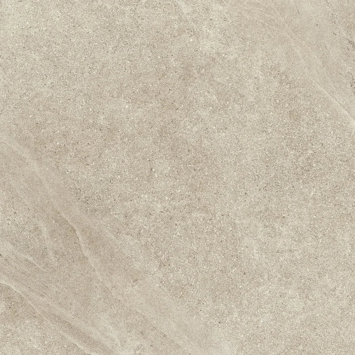 Dettaglio piastrella in gres porcellanato effetto pietra naturale scandinava della Collezione Nordic Stone di Ceramica Settecento, colore Sand 80x80