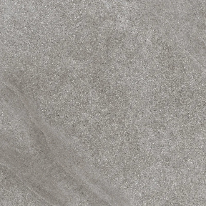 Dettaglio piastrella in gres porcellanato effetto pietra naturale scandinava della Collezione Nordic Stone di Ceramica Settecento, colore Grey 80x80