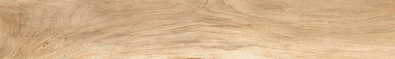 Dettaglio piastrella da pavimento in gres porcellanato effetto legno rustico, serie Sherwood di Ceramica Rondine, colore Oak 15x100 