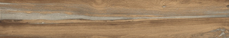 Dettaglio piastrella da pavimento in gres porcellanato effetto legno rustico, serie Infusion di Ceramica Rondine, colore Oak 24x150 