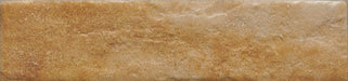 Dettaglio piastrella per pavimento e rivestimento in gres porcellanato effetto mattoncino opaco 6x25 cm della collezione Recovery Stone, colore Ocra di Ceramica Rondine