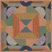 Piastrella per rivestimenti in gres porcellanato effetto cementina pop art, formato 120x120 cm, colore marrone, blu e rosso, One Decoro 03 di 41zero42