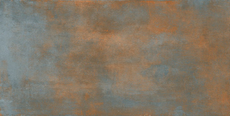 Rivestimento ceramico 60x120 cm della collezione Aurea, colore Ossido Turchese di Ceramica Rondine.