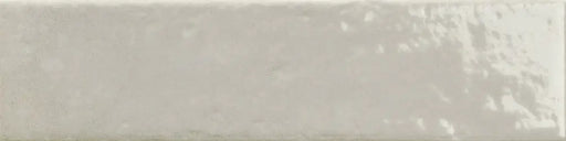 Dettaglio piastrella per rivestimento in gres porcellanato effetto mattoncino lucido 7,5x30 cm della collezione Oxida, colore Clay di Ceramica Settecento