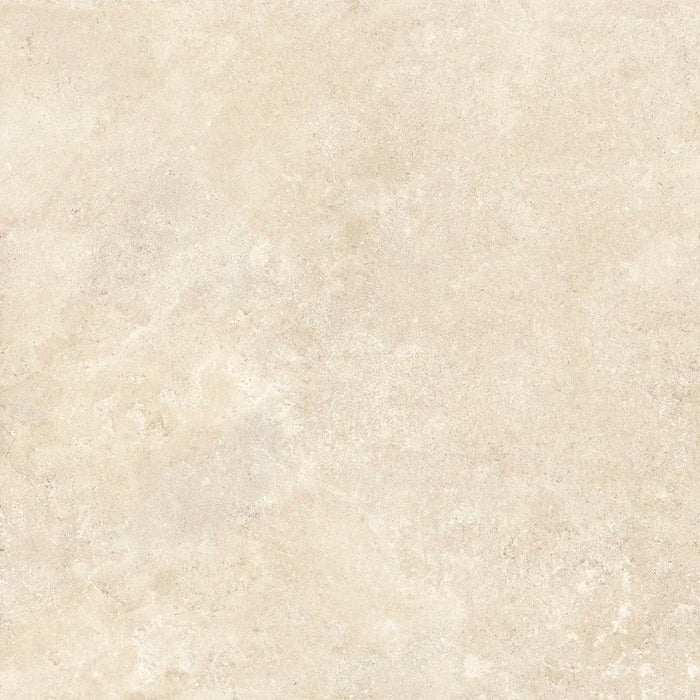 Piastrella per pavimento interno in gres porcellanato effetto pietra della collezione Oasi di Savoia Italia, formato 120x120 cm, colore Avana