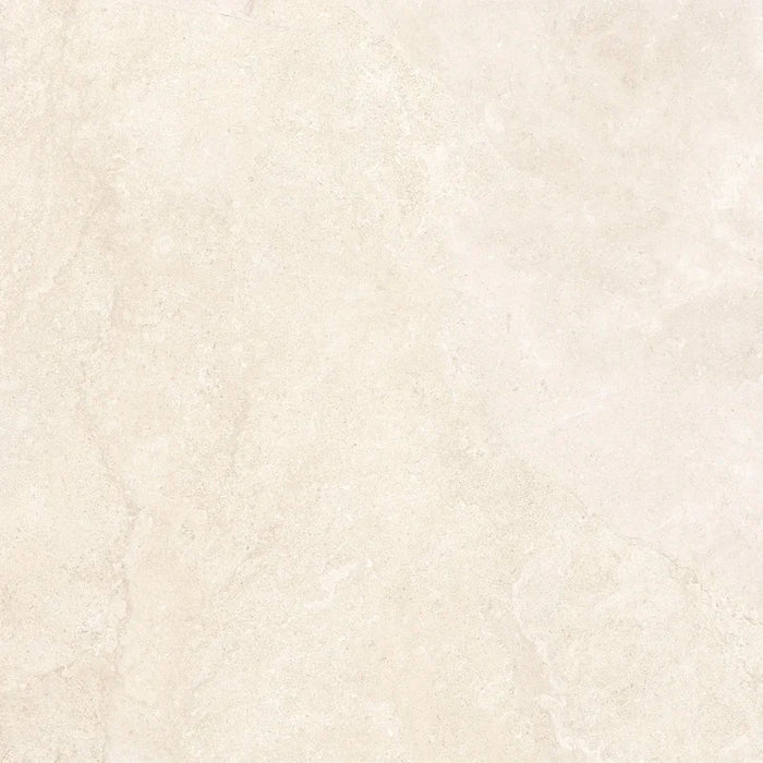 Piastrella per pavimento esterno in gres porcellanato effetto pietra della collezione Oasi di Savoia Italia, formato 90x90 cm antiscivolo, colore Avorio