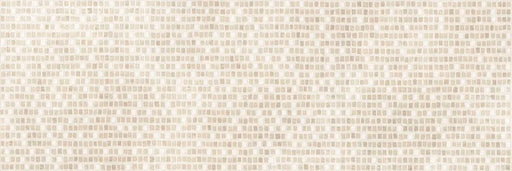 Piastrella per rivestimenti in bicottura pasta bianca effetto mosaico della collezione Oasi di Savoia Italia, formato 33x100 cm, colore Frammenti
