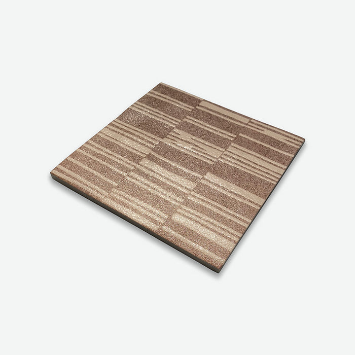 Foto piastrella in gres porcellanato decorata, collezione origini di self style by keradom. decoro owu 15x15 colore Clay