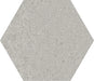 Piastrella per rivestimenti in gres porcellanato effetto pietra naturale, formato esagonale 22.5x19.5 cm, colore Grigio, Otto Grigio Esagona Mix di 41zero42