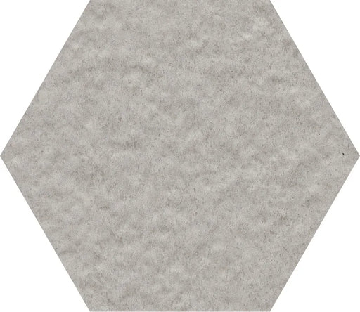 Piastrella per rivestimenti in gres porcellanato effetto pietra Bocciardata, formato esagonale 22.5x19.5 cm, colore Grigio, Otto Grigio Esagona Mix di 41zero42