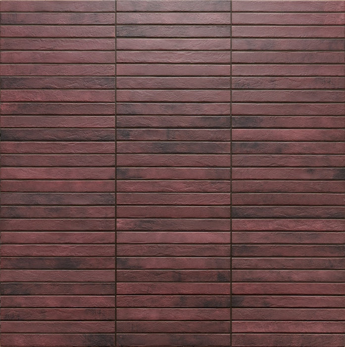 Dettaglio piastrella per pavimento e rivestimento in gres porcellanato effetto mattoncino opaco 4.8x45 cm della collezione Nolita, colore Napa di Ceramica Rondine