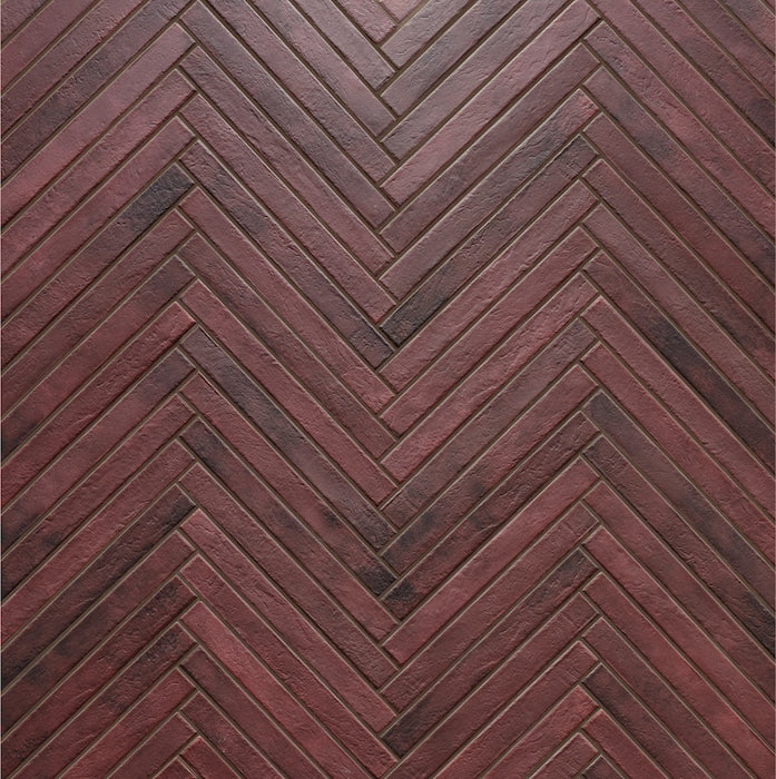 Dettaglio piastrella per pavimento e rivestimento in gres porcellanato effetto mattoncino opaco 4.8x45 cm della collezione Nolita, colore Napa di Ceramica Rondine