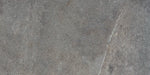 Piastrella in gres porcellanato effetto pietra naturale della collezione Pietre di Fiume di Ceramica Rondine, formato 30x60 cm, colore Antracite