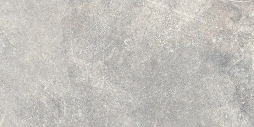 Piastrella in gres porcellanato effetto pietra naturale della collezione Pietre di Fiume di Ceramica Rondine, formato 30x60 cm, colore Grigio