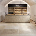 Piastrella in gres porcellanato effetto pietra naturale della collezione Provence di Ceramica Rondine, formato 60x120 cm, colore Cream