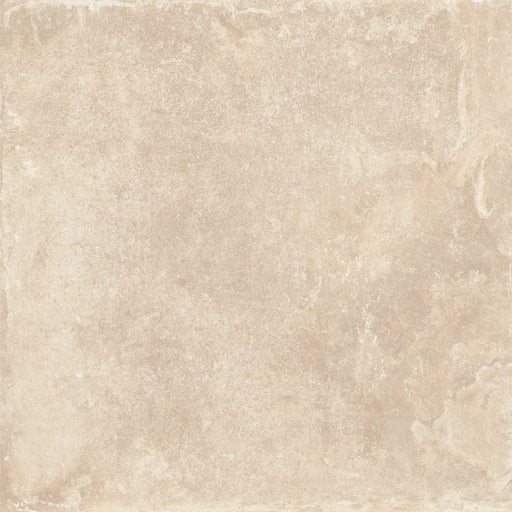 Piastrella in gres porcellanato effetto pietra vissuta della collezione Provence di Ceramica Rondine, formato 100x100 cm, colore Cream