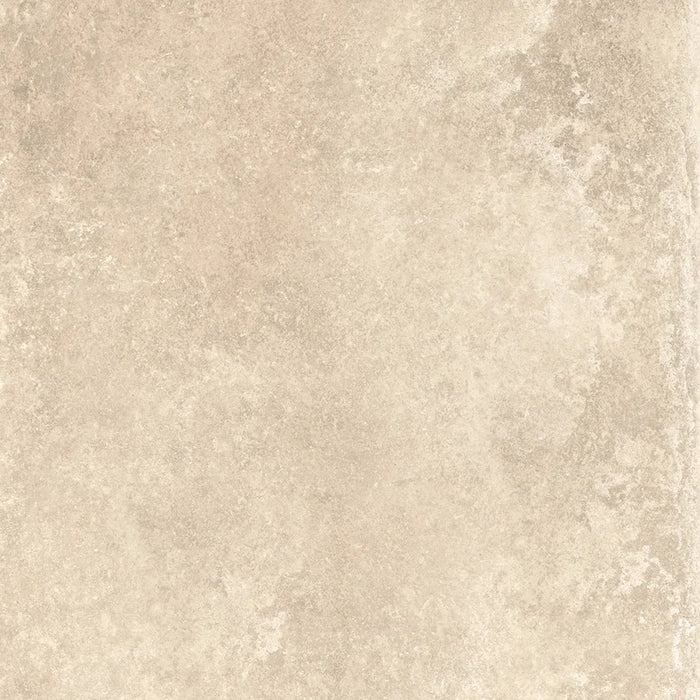 Piastrella in gres porcellanato effetto pietra naturale della collezione Provence di Ceramica Rondine, formato 60x60 cm, colore Cream