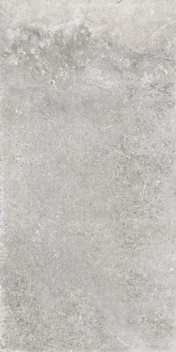 Piastrella in gres porcellanato effetto pietra naturale della collezione Provence di Ceramica Rondine, formato 60x120 cm, colore Grey