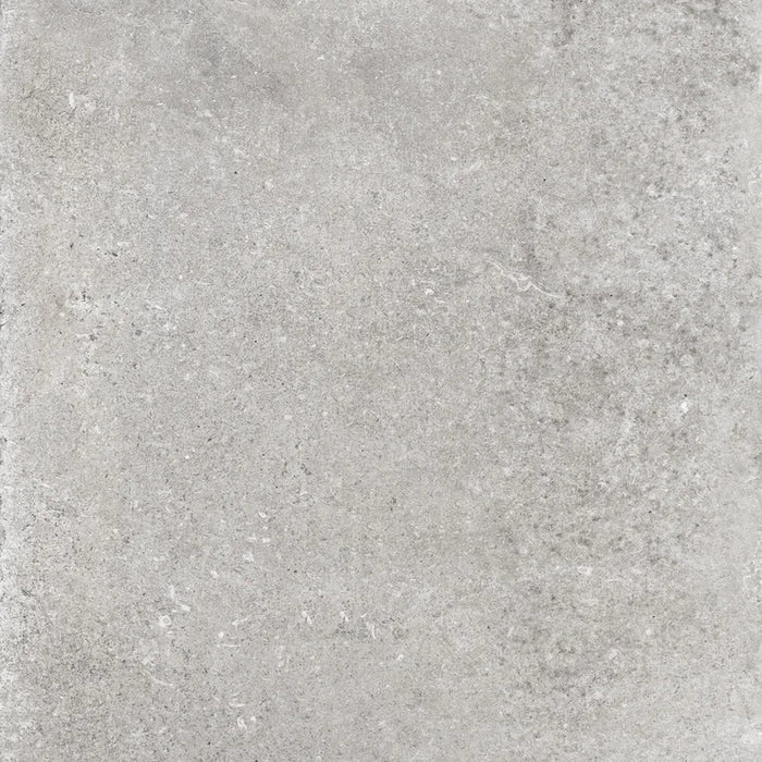 Piastrella in gres porcellanato effetto pietra naturale della collezione Provence di Ceramica Rondine, formato 60x60 cm, colore Grey