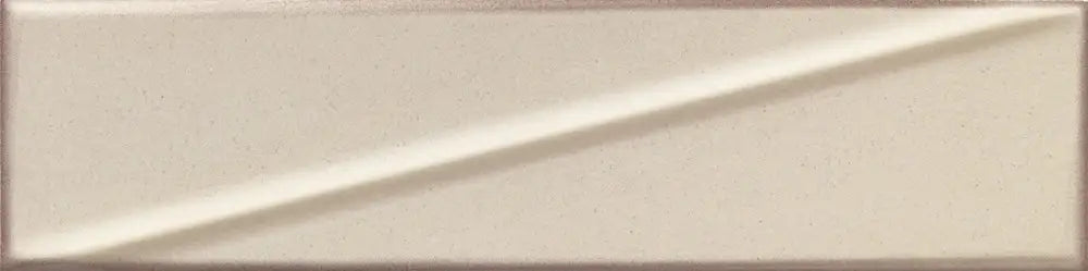 Dettaglio piastrella per rivestimento in ceramica effetto mattoncino Lucido 7,6x30,5 cm della collezione Pulse, colore Dune di Ceramica Settecento