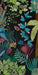 Piastrella da rivestimento in gres ultrasottile effetto carta da parati, opaco, della collezione Paper41 Pro di 41zero42, 50x100 cm, Decoro natural stilizzato Flora
