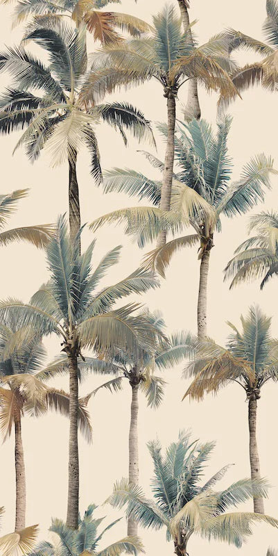 Piastrella da rivestimento in gres ultrasottile effetto carta da parati, opaco, della collezione Paper41 Pro di 41zero42, 50x100 cm, Decoro jungle Luz