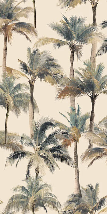 Piastrella da rivestimento in gres ultrasottile effetto carta da parati, opaco, della collezione Paper41 Pro di 41zero42, 50x100 cm, Decoro jungle Luz