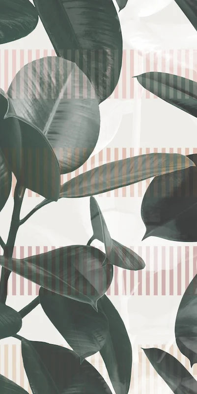 Piastrella da rivestimento in gres ultrasottile effetto carta da parati, opaco, della collezione Paper41 Pro di 41zero42, 50x100 cm, Decoro natural Olivia