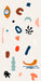 Piastrella da rivestimento in gres ultrasottile effetto carta da parati, opaco, della collezione Paper41 Pro di 41zero42, 50x100 cm, Decoro astratto Zoe