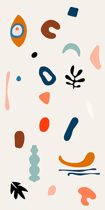 Piastrella da rivestimento in gres ultrasottile effetto carta da parati, opaco, della collezione Paper41 Pro di 41zero42, 50x100 cm, Decoro astratto Zoe
