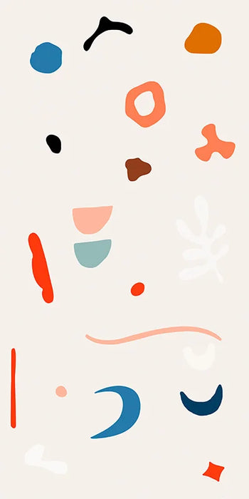 Piastrella da rivestimento in gres ultrasottile effetto carta da parati, opaco, della collezione Paper41 Pro di 41zero42, 50x100 cm, Decoro astratto Zoe