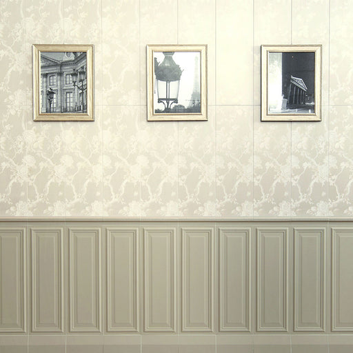 Dettaglio piastrella per rivestimento in gres porcellanato effetto boiserie 24x72 cm, collezione Park Avenue di Ceramica Settecento, colore Corda