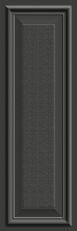Dettaglio piastrella per rivestimento in gres porcellanato effetto boiserie 24x72 cm, collezione Park Avenue di Ceramica Settecento, colore Black