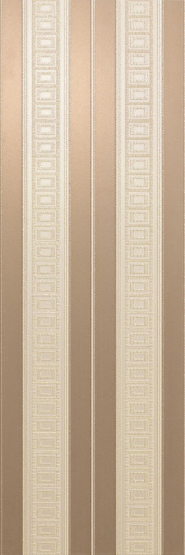 Dettaglio piastrella per rivestimento in gres porcellanato effetto decoro geometrico 24x72 cm, collezione Park Avenue di Ceramica Settecento, colore Summer