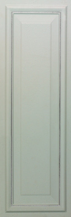 Dettaglio piastrella per rivestimento in gres porcellanato effetto boiserie 24x72 cm, collezione Park Avenue di Ceramica Settecento, colore Platinum Pearl