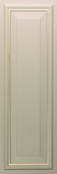 Dettaglio piastrella per rivestimento in gres porcellanato effetto boiserie 24x72 cm, collezione Park Avenue di Ceramica Settecento, colore Corda Gold
