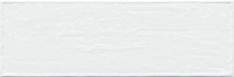 Piastrella per rivestimento bagno in pasta bianca effetto tinta unita della collezione Pastel di Savoia Italia, formato 20x60 cm, colore White Matt