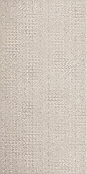Piastrella per rivestimento interno in gres porcellanato effetto resina 3D a rilievo della collezione Pastel X di Ceramica Rondine, formato 60x120 cm, colore Zen Corda