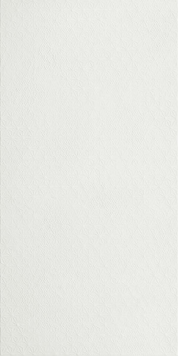 Piastrella per rivestimento interno in gres porcellanato effetto resina 3D a rilievo della collezione Pastel X di Ceramica Rondine, formato 60x120 cm, colore Zen Puro