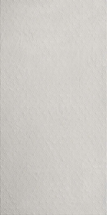 Piastrella per rivestimento interno in gres porcellanato effetto resina 3D a rilievo della collezione Pastel X di Ceramica Rondine, formato 60x120 cm, colore Zen Seta