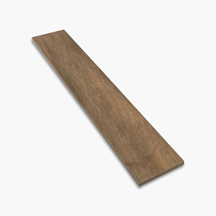 Gres porcellanato antiscivolo R11 piccolo formato effetto legno noce 7.5x45