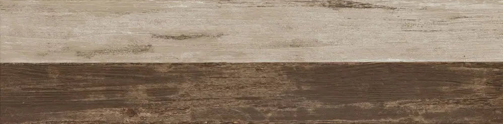 Dettaglio piastrella in gres porcellanato effetto Legno naturale, collezione Plank di Settecento Ceramica, colore Multicolor 30X120